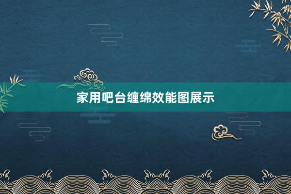 家用吧台缠绵效能图展示